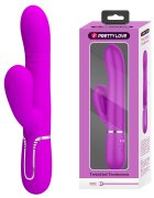 PRETTYLOVE Vibrator tip Rabbit Pretty - Love Mariana cu multiple functii si moduri de vibrație alimentare USB mov