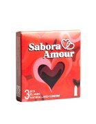 Sabora Amour Prezervative din Latex 100% Natural - Classic Diametru 52 mm 3 buc