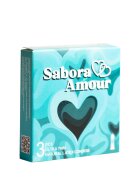 Sabora Amour Prezervative foarte subtiri Latex 100% Natural Diametru 52 mm 3 buc - Ultra Thin