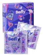 SCALA Prezervative pentru sex oral Beffy - Oral Pleasure Dam fara gust si miros 2 bucati