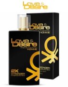 SHS Parfum cu feromoni Love & Desire Gold pentru bărbați 100 ml