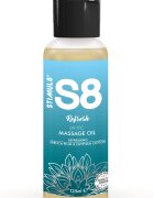 Stimul8 Ulei de masaj S8 Refresh - French Plum & Egyptian Cotton prune si bumbac 125 ml