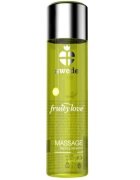 SWEDE Ulei de masaj – Fruity Love Warming Effect cu aromă de vanilie și pară aurie efect de încălzire și hidratare 60 ml
