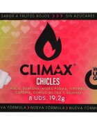 WUG Sex Gumă de mestecat WUG - Climax pentru bărbați cu Maca Ginseng Damiana Cafeină și Seleniu aromă de fructe roșii fără zahăr 8 buc