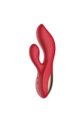 Passion Labs Vibrator Deluxe Rabbit Extra Powerful 12 Moduri Vibratii Silicon USB 20 cm Sensations - Entro.ro