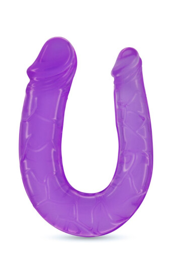 Crushious Dildo Dublu Double Trouble Mov 27 cm - Entro.ro