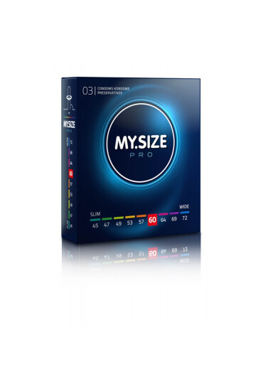 MySize 3 Prezervative Latex My Size Pro 60 mm - Entro.ro