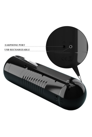 PRETTYLOVE Masturbator Lorelei Automatic Rotating&Thrusting 10 Moduri USB - Entro.ro