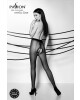 Passion Ciorapi Crotchless 20 Den Negru L/XL - Entro.ro
