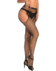 STD Ciorapi Crotchless cu Strasuri Negru S/M - Entro.ro