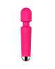 STD Vibrator Masaj Luna 20 Moduri Vibratii+8 Intensitati de Viteza USB Silicon Roz 20 cm - Entro.ro