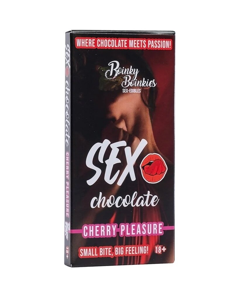 Boinky Ciocolată neagră premium afrodisiaca - Chocolate Sex Cherry cu aromă de cireșe unisex 1 buc - Default Title