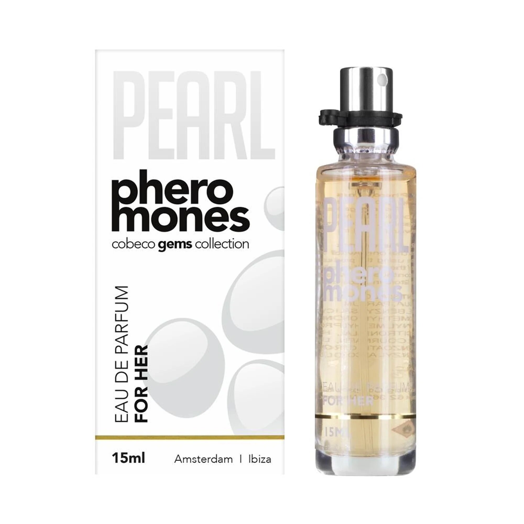 COBECO Parfum cu feromoni PEARL Pheromones cu note florale albe patchouli pentru femei 15 ml - Default Title