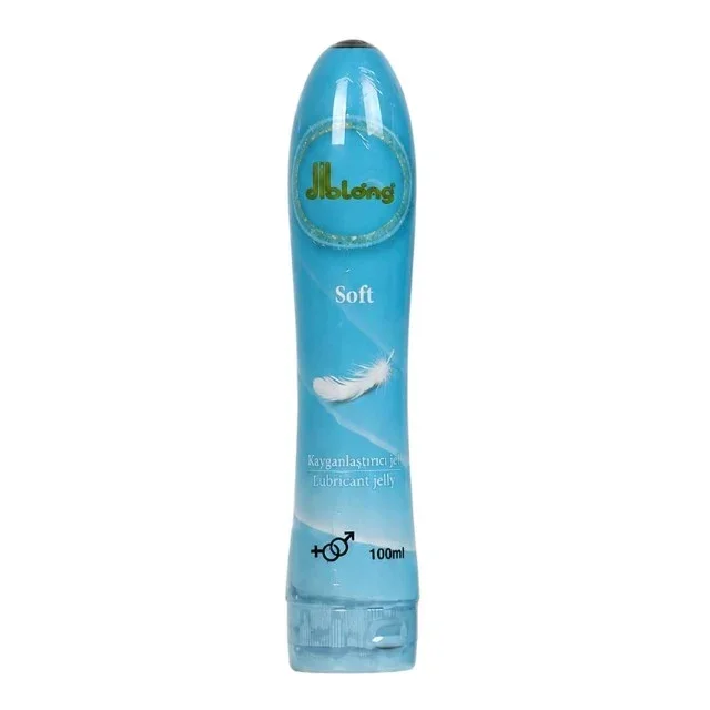 Diblong Lubrifiant pe baza de apa Jelly Soft Albastru cu textura groasa delicat cu pielea 100 ml - Default Title