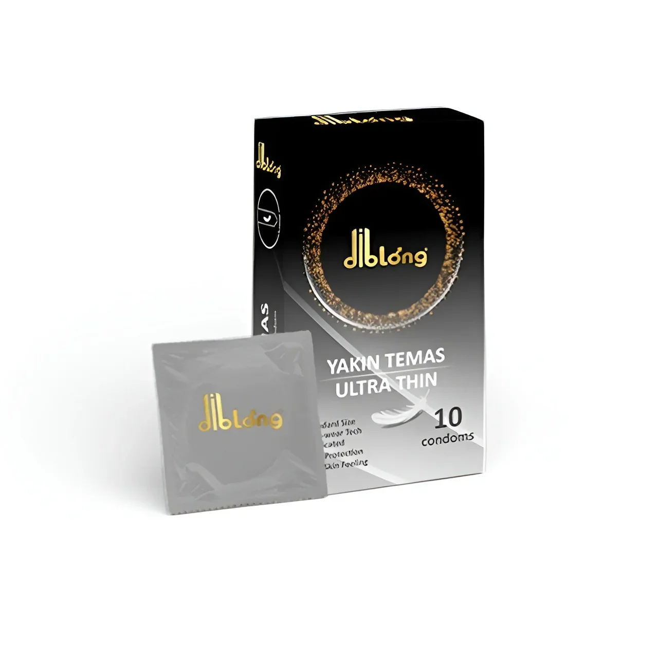 Diblong Prezervative ultra subțiri Ultra Thin lubrifiate din latex 52 ± 2 mm 10 buc - Default Title