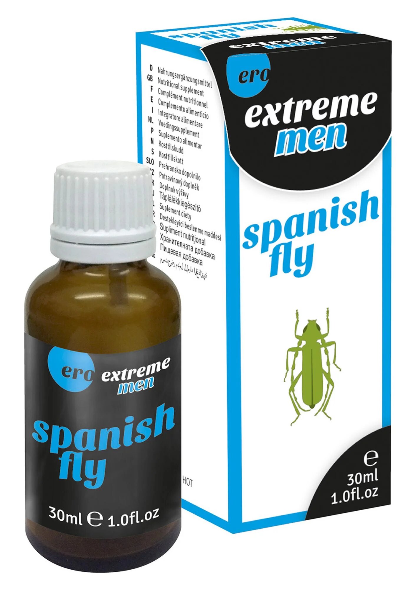 ERO Picaturi afrodisiace Spanish Fly Extreme Men - pentru cresterea libidoului barbatilor 30 ml - Default Title