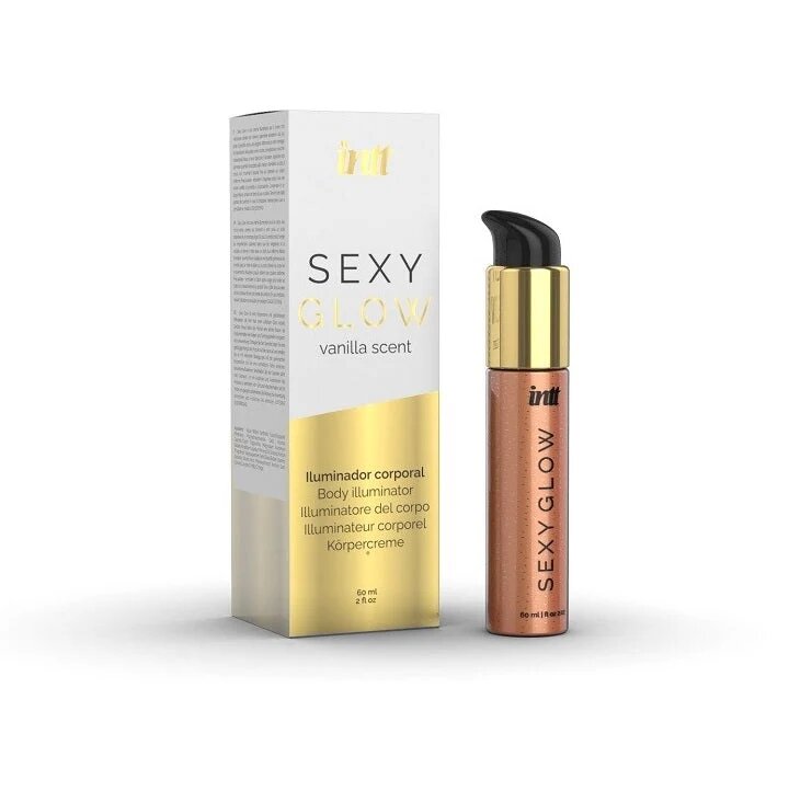 INTT Crema iluminatoare pentru corp SEXY GLOW cu sclipici si aroma de vanilie 60 ml - Default Title