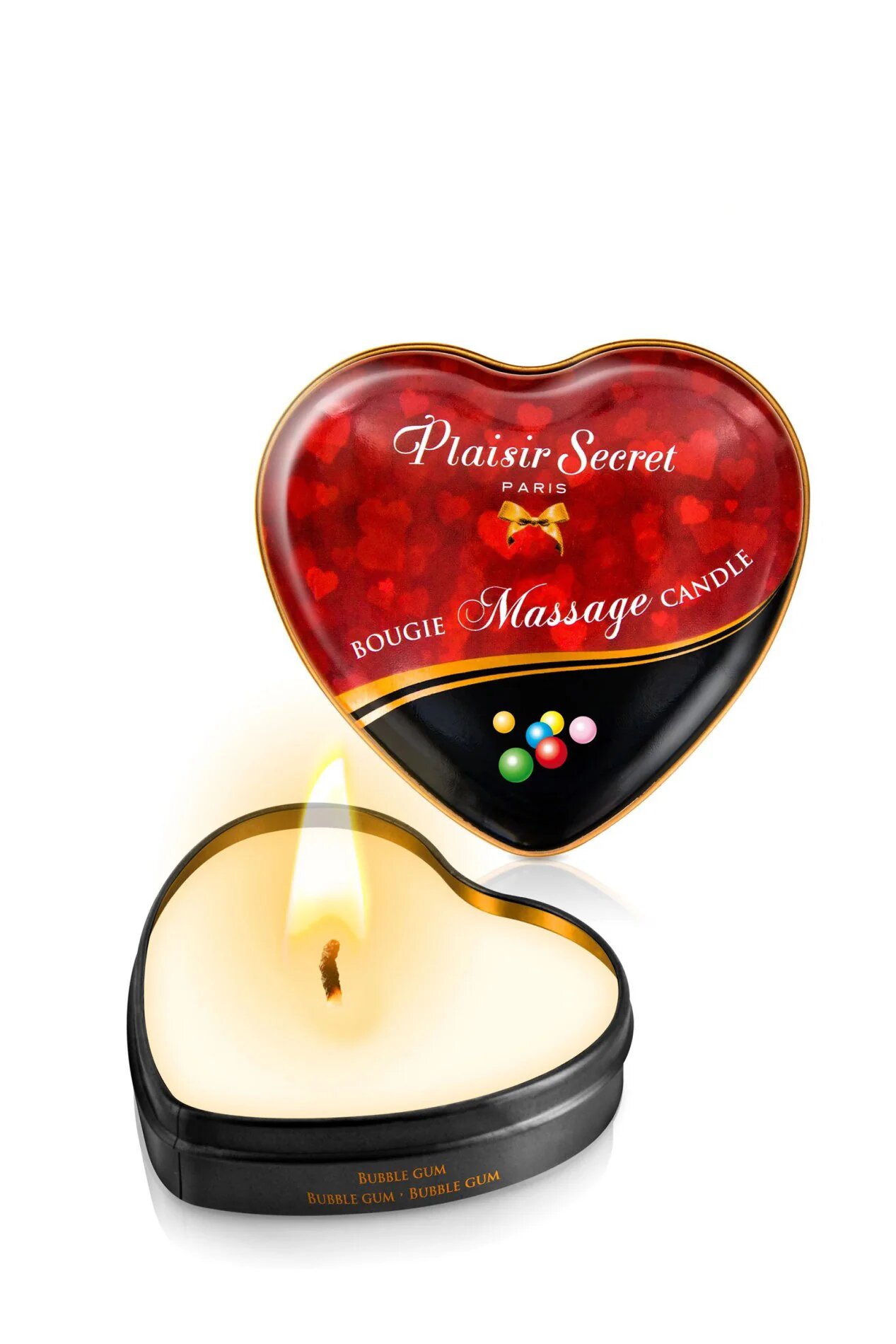 Secret Pleasure Lumanare pentru masaj cu feromoni BOUGIE - cu aroma de Bubble Gum 35 ml - Default Title