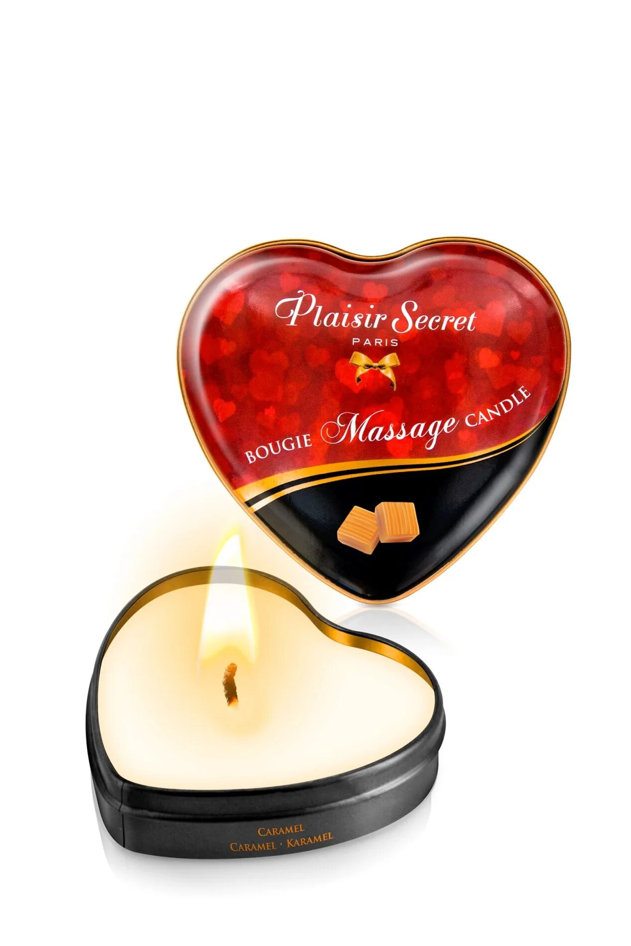Secret Pleasure Lumanare pentru masaj cu feromoni BOUGIE - cu aroma de caramel 35 ml - Default Title