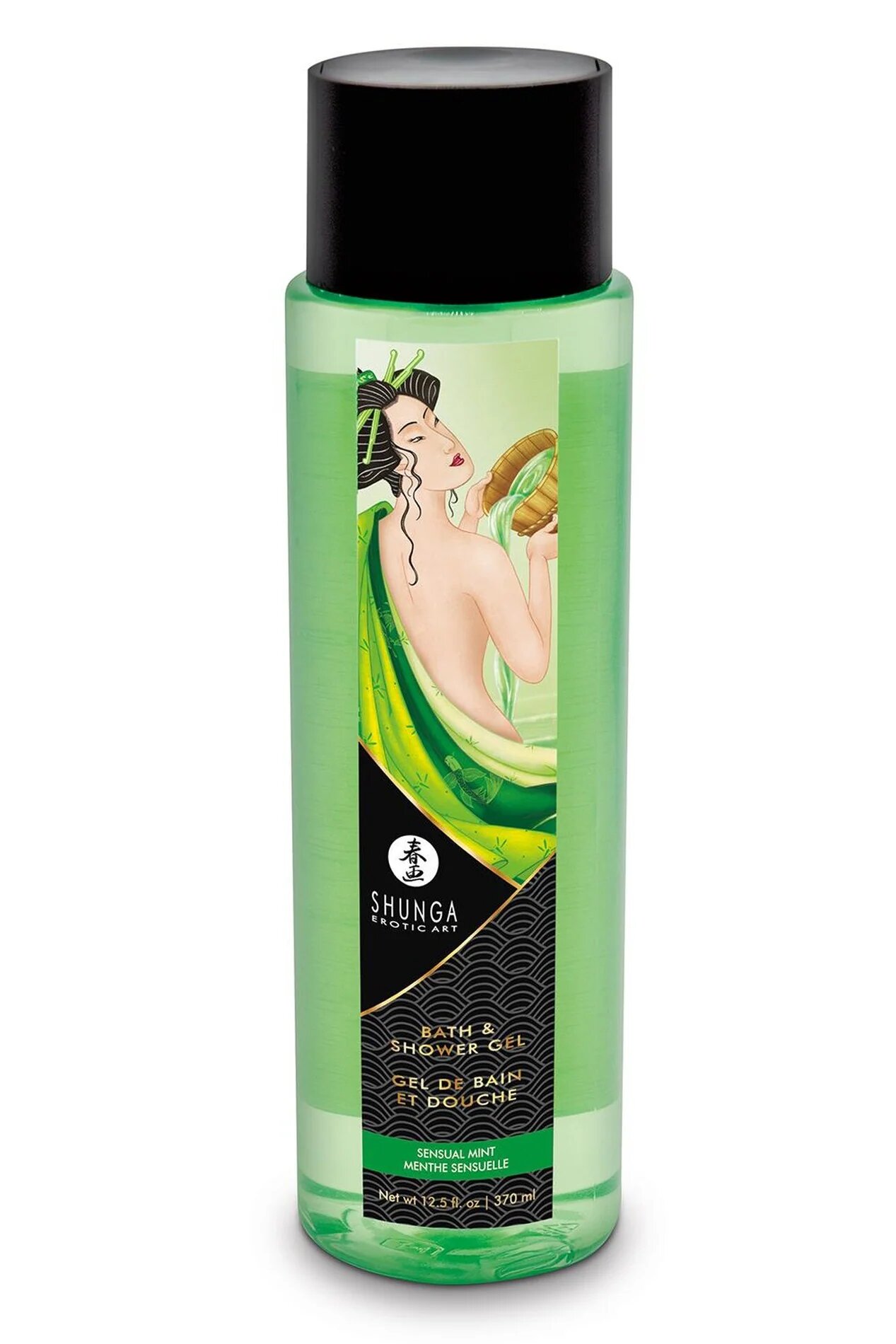 SHUNGA Gel de dus cu feromoni - SENSUAL MINT cu aroma de menta 370 ml - Default Title