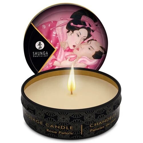 SHUNGA Lumanare pentru masaj cu feromoni - APHRODISIA cu aroma de trandafiri 30 ml - Default Title