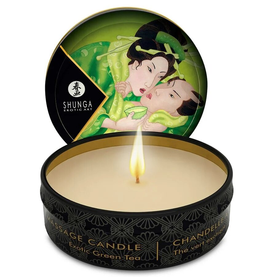 SHUNGA Lumanare pentru masaj cu feromoni - ZENITUDE cu aroma de ceai verde 30 ml - Default Title