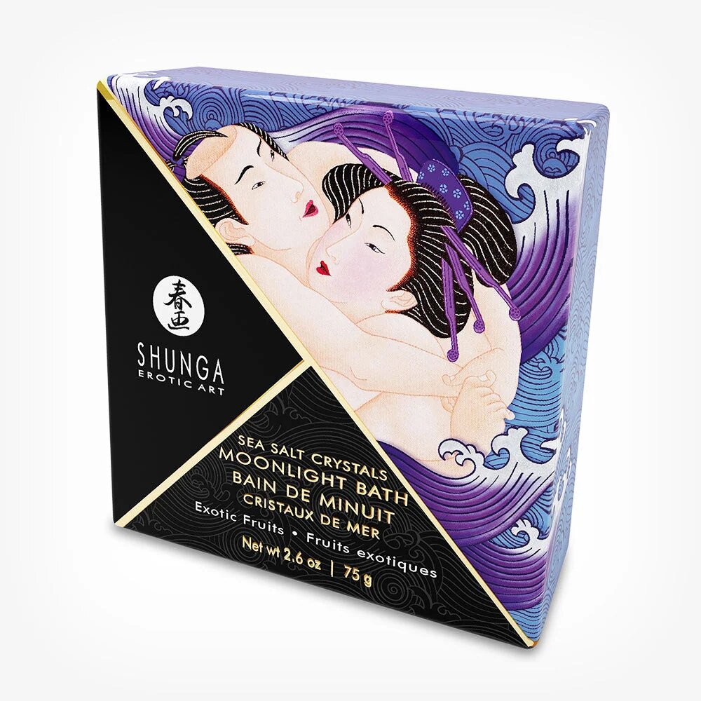 SHUNGA Sare de baie cu efect afrodisiac - Exotic Fruits cu aroma de fructe exotice 75 gr - Default Title