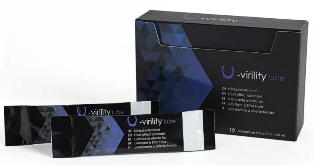 500 Cosmetics Plic Lubrifiant pe Baza de Apa cu Efect de Racire U-Virility 5 ml