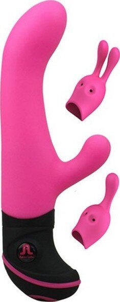 ADRIEN LASTIC Vibrator Butch Cassidy 10 Moduri Vibratii + 10 Intensitati de Viteza Silicon Roz 21 cm