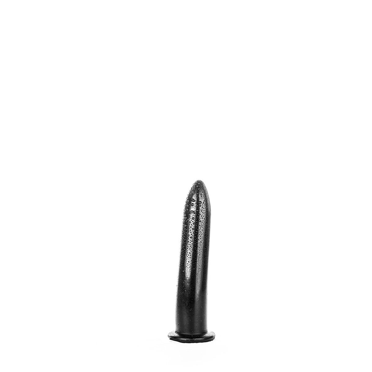 All Black Dildo PVC Negru 20 cm