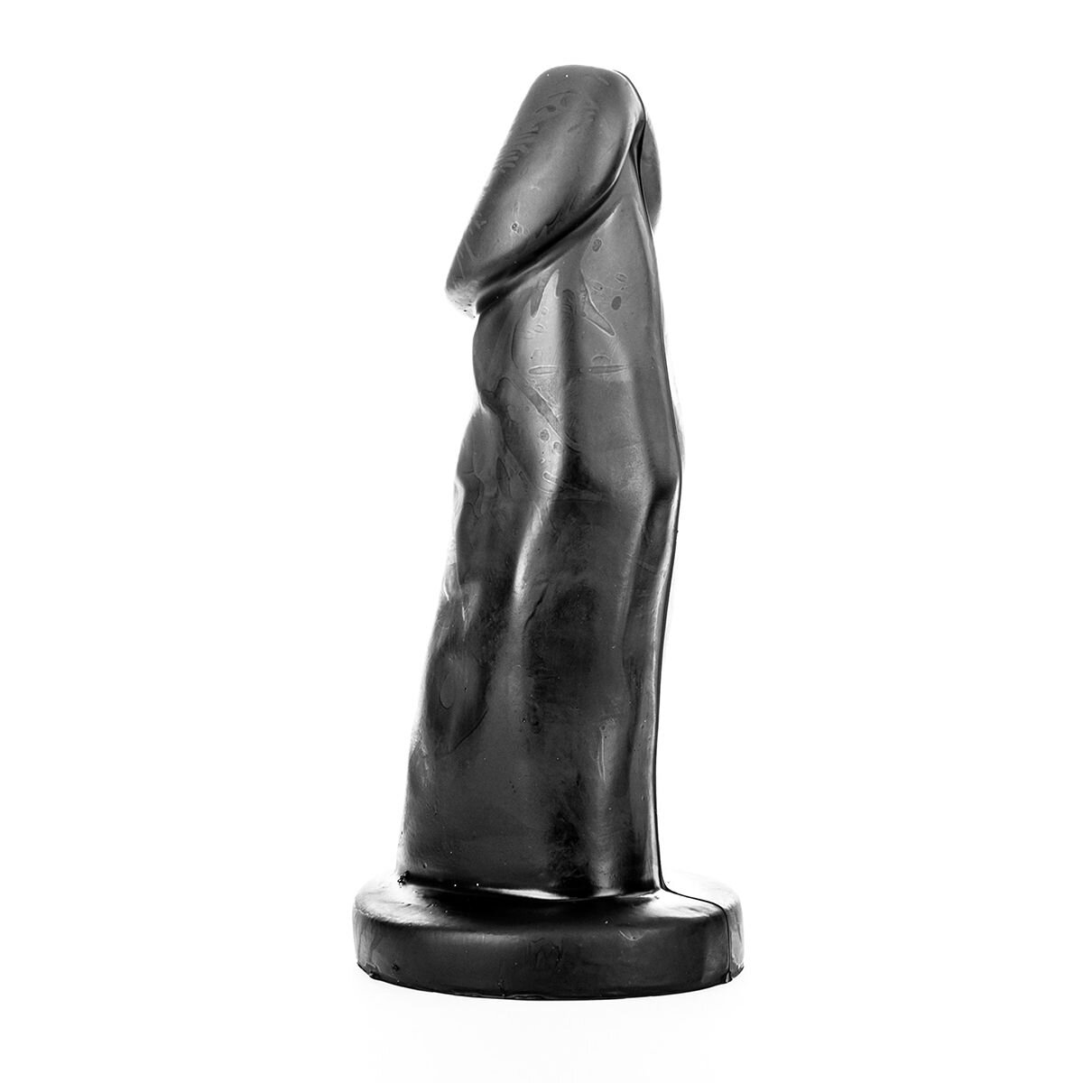 All Black Dildo PVC Negru 28 cm