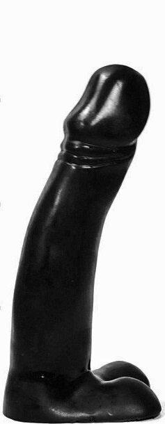 All Black Dildo Realist 33 cm