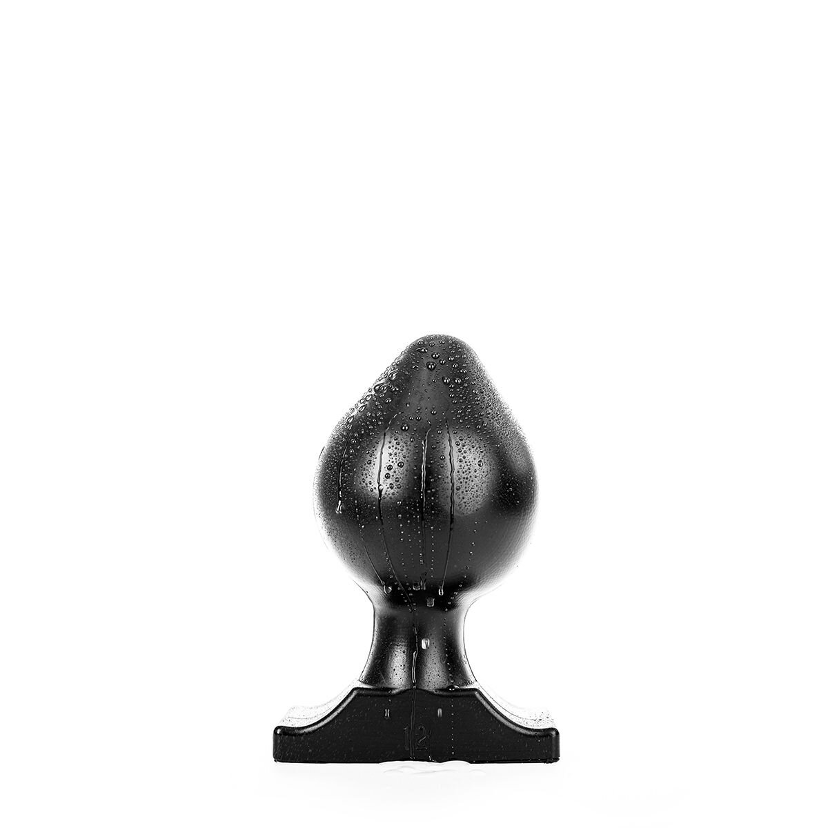 All Black Dop Anal Super Stretch PVC Negru 22.5 cm