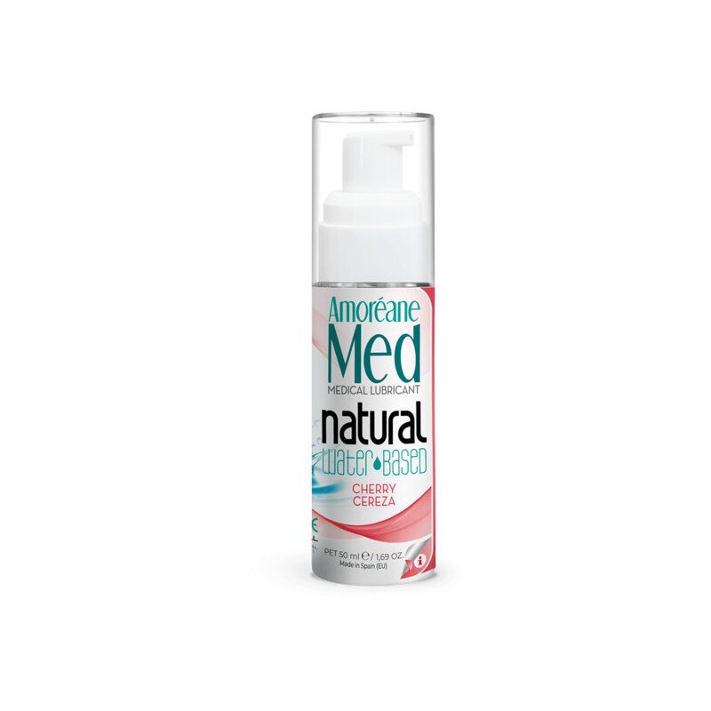 Amoreane Med Lubrifiant Natural pe Baza de Apa cu Aroma Cirese 50 ml