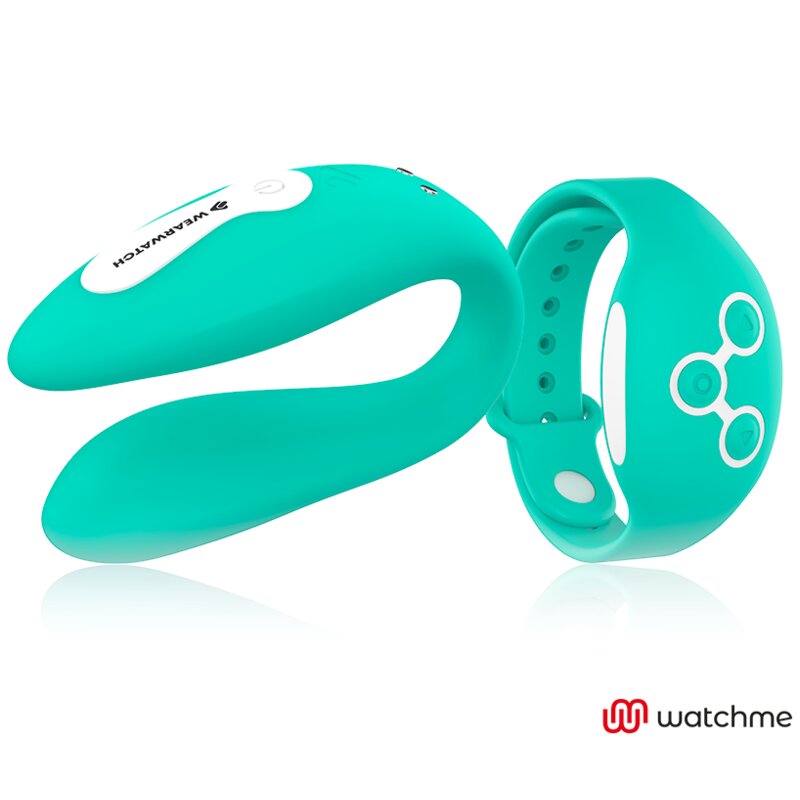 Anne's Desire Vibrator Cuplu Desire Dual Pleasure Wireless Watch Me Light Green
