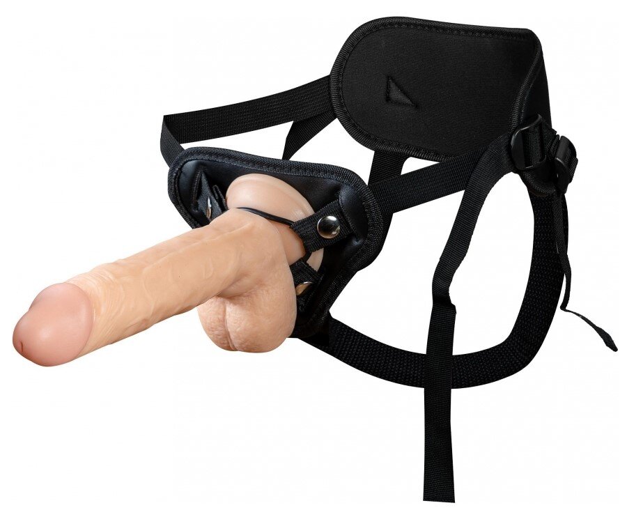 ARGUS TOYS Strap-on Milanche cu Dildo Realist PVC Natural 24 cm