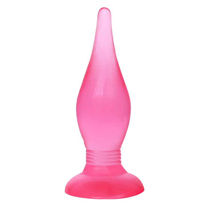 Baile Dop Anal Fantasy cu Ventuza PVC Roz 14 cm