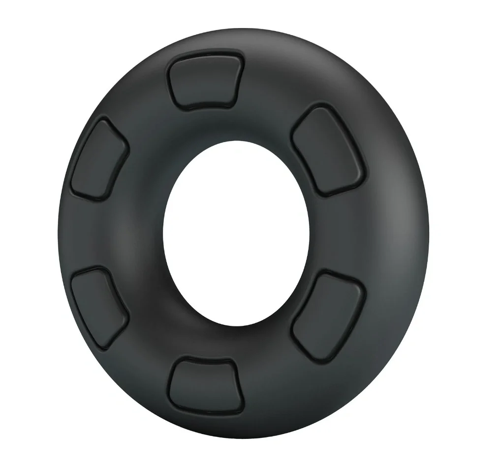 Baile Inel de Penis Bertram Silicon Super Soft Negru
