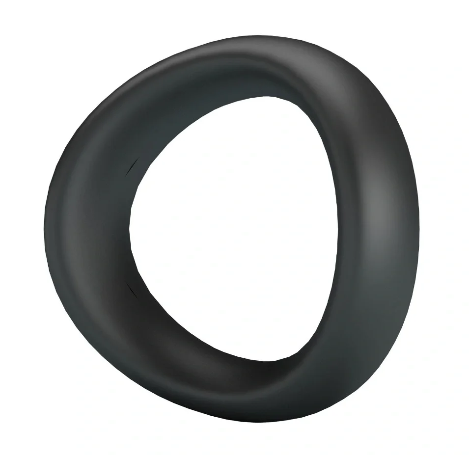 Baile Inel de Penis Valen pentru Erectii Puternice Silicon Negru