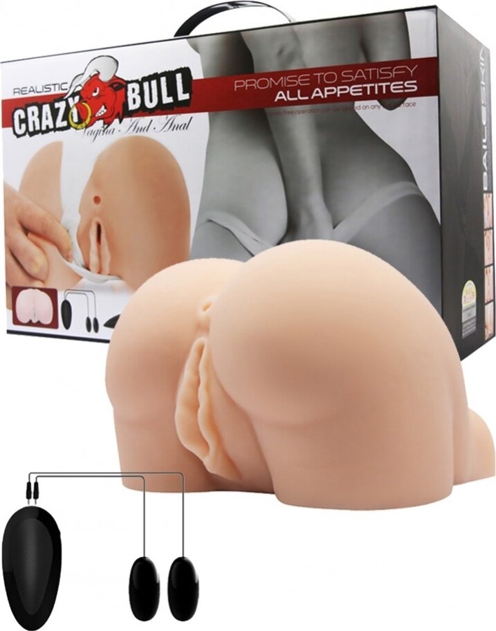 Baile Masturbator Crazy Bull Vagina and Ass cu vibratii