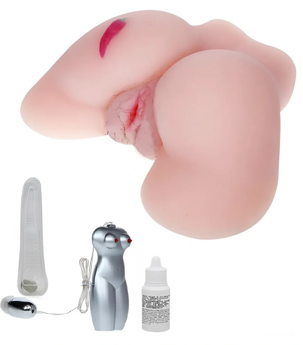 Baile Masturbator Passion Lady Dana Vagin&Anus cu Vibratii Incalzire Voce Sexy Material Realist TPR Natural 2.18 kg