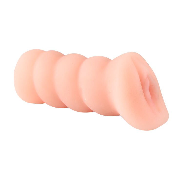 Baile Masturbator Realist cu Vibratii TPR Natural 16 cm