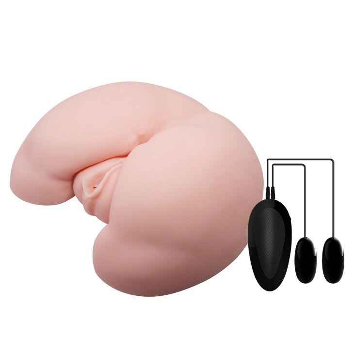 Baile Masturbator Vagin&aAnus cu Vibratii Multispeed Crazy Bull Natural