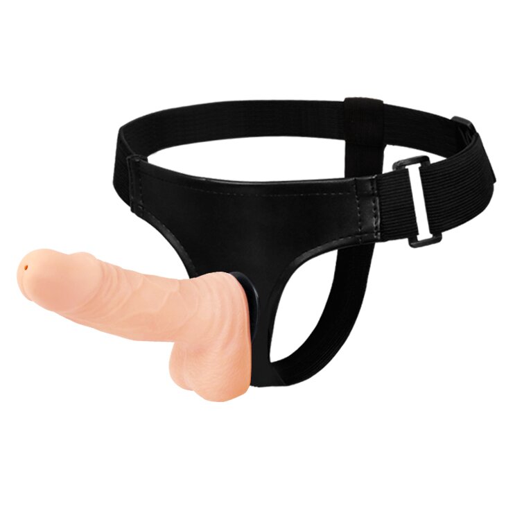 Baile Strap-on Passionate Harness Dildo Realist TPR Natural 15 cm