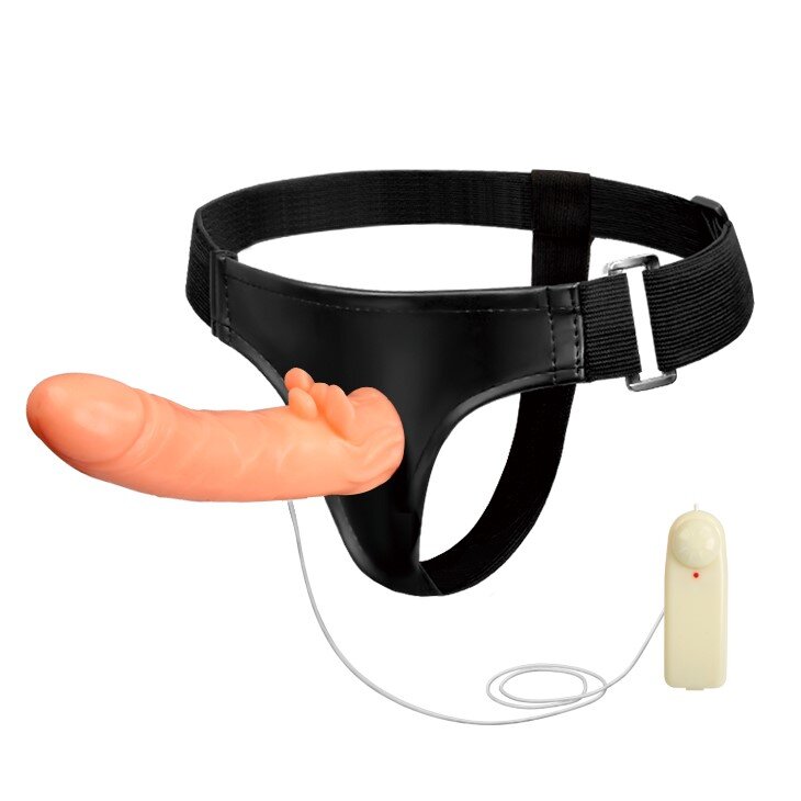 Baile Strap-on Passionate Harness Multispeed PVC Natural 20 cm