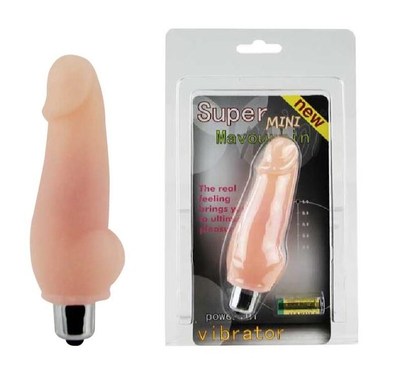Baile Super Mini Vibrator Realist TPR Life-Like Natural 12 cm