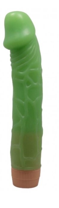 Baile Vibrator Realist Bill Multispeed Verde 22.5 cm
