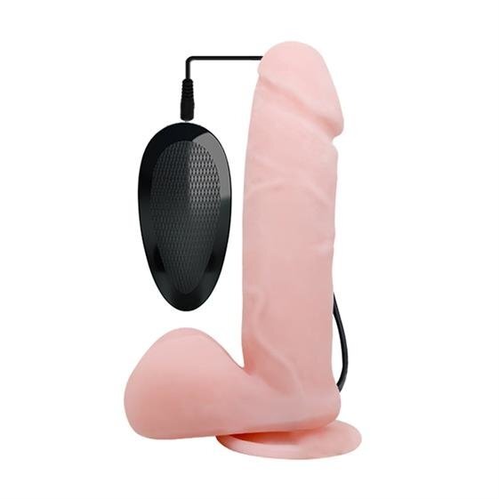 Baile Vibrator Realist Rotating&Vibrating Dong Flesh 19 cm