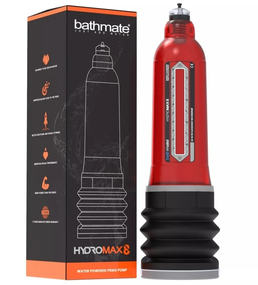 BATHMATE Pompa Marire Penis HYDROMAX8 Rosu