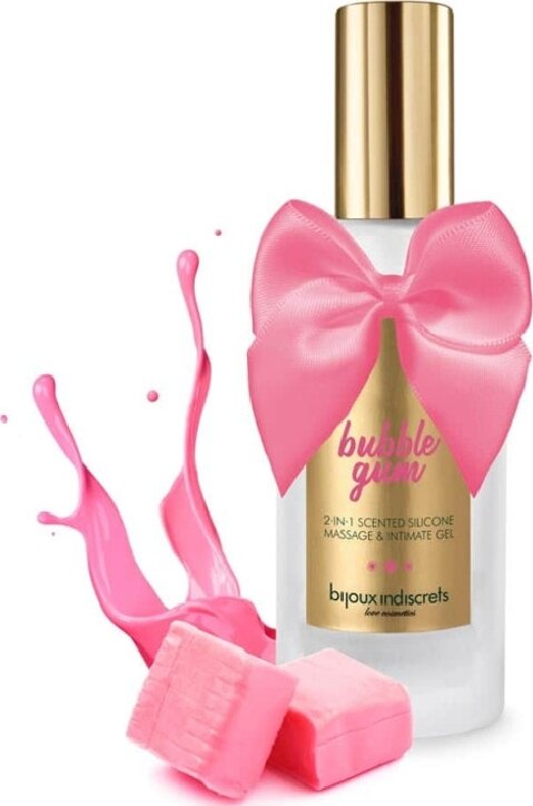 Bijoux Indiscrets 2 in 1 Bubblegum Gel intim si de masaj Silicon